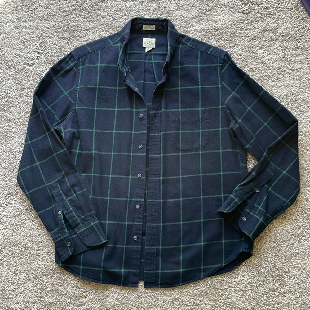 J. Crew - Men’s Brushed Twill flannel